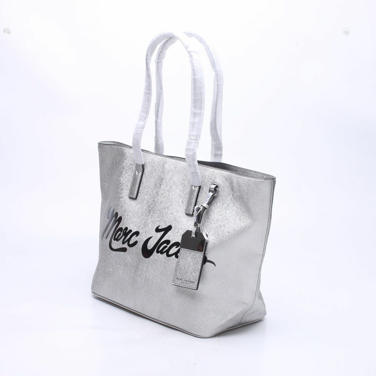 Marc Jacobs Silver Tote Bag