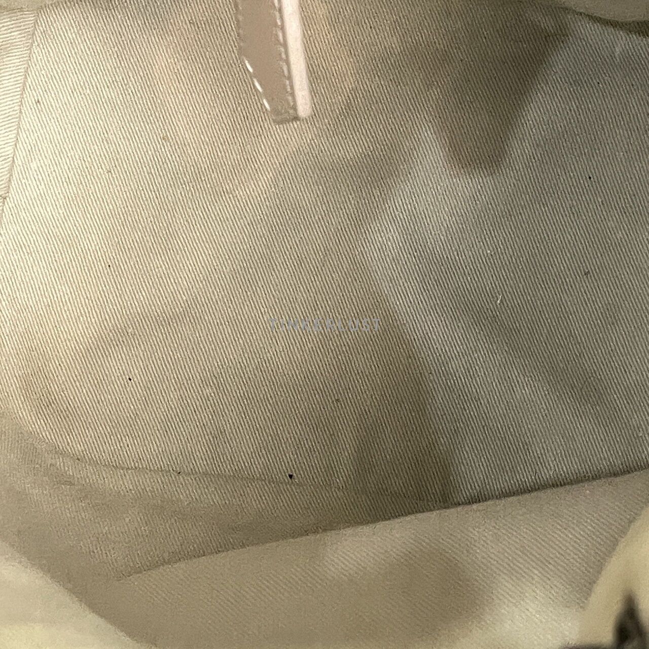 Loup Noir Grey Canvas Leather Bucket Shoulder Bag