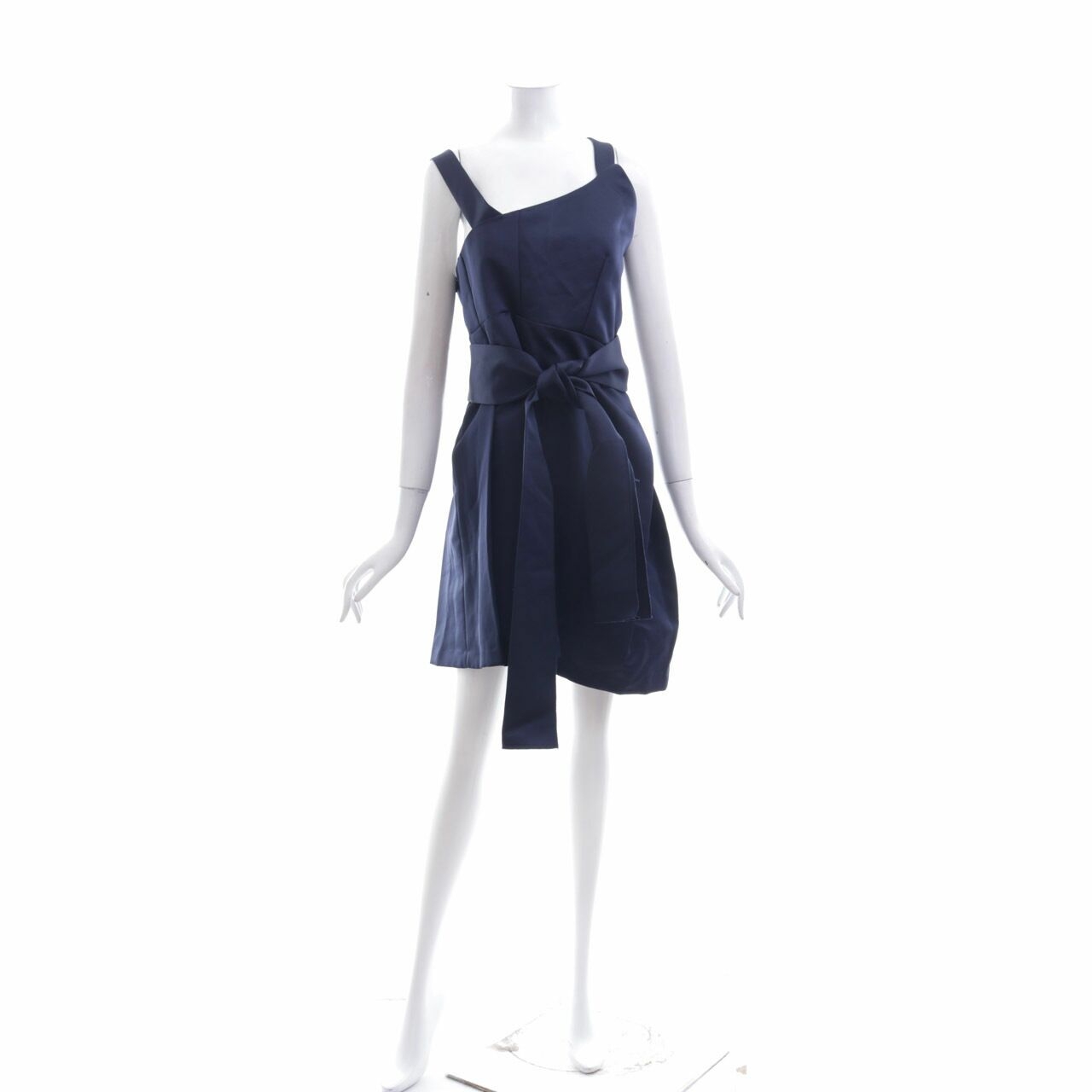 MGP The Label Navy With Strap Midi Dress