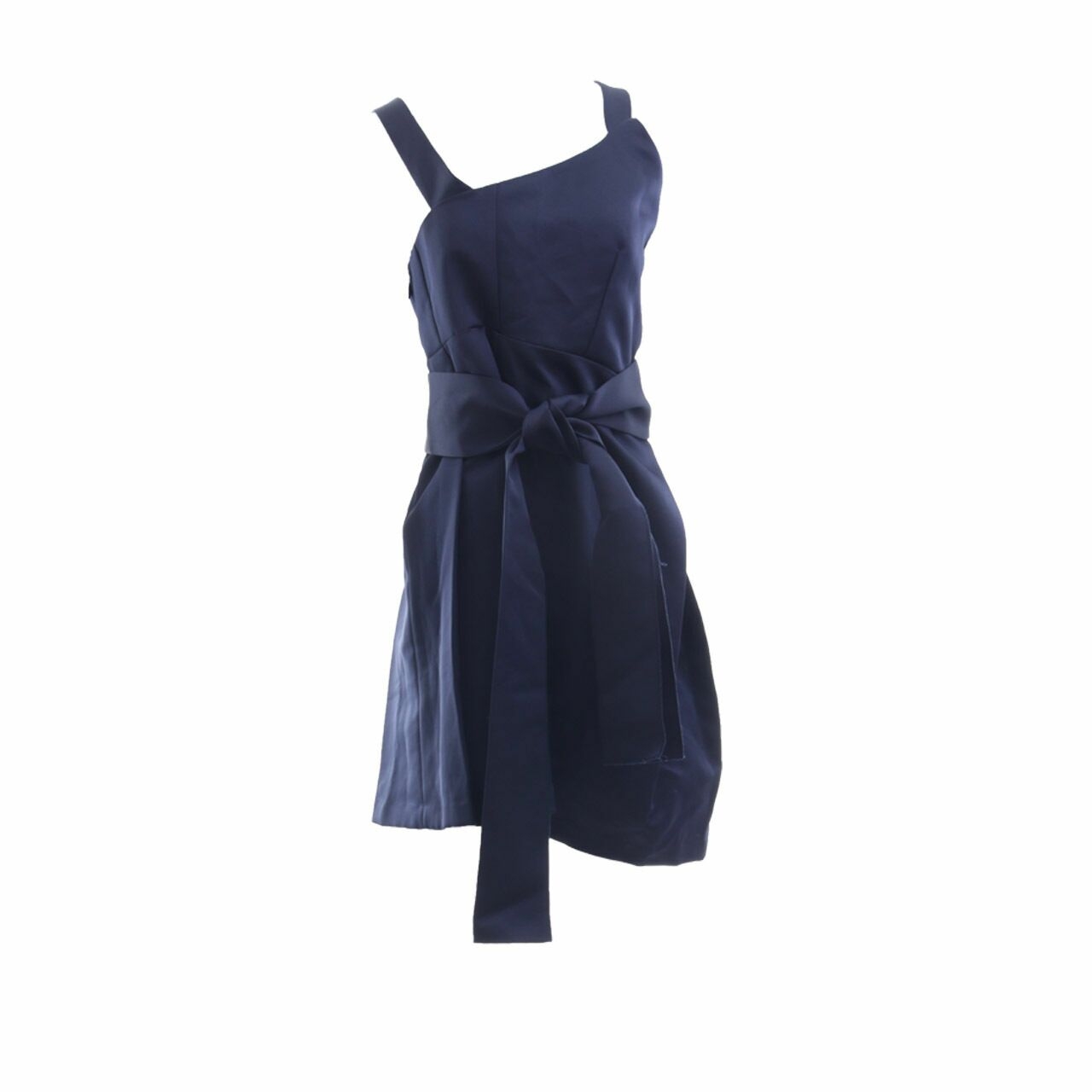 MGP The Label Navy With Strap Midi Dress