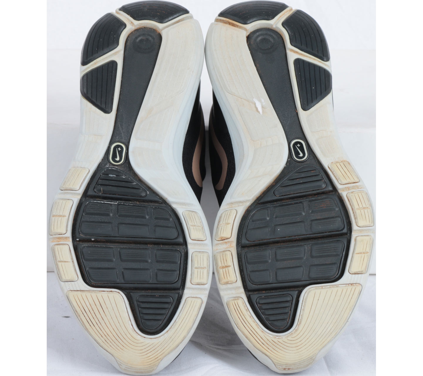 Nike Black And Grey Lunarglide+ 4 Ladies Running Shoes Sneakers