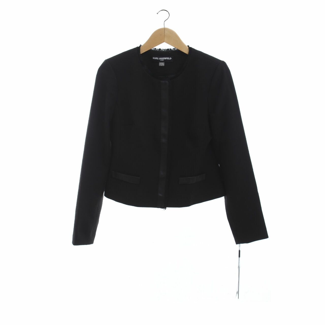 Karl Lagerfeld Tweed Black Jacket