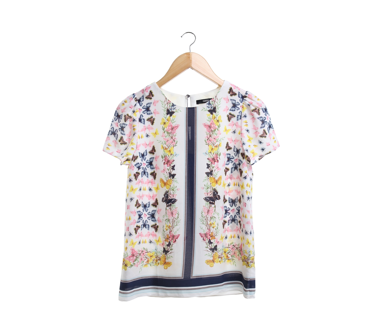 Oasis Multi Colour Butterfly Blouse