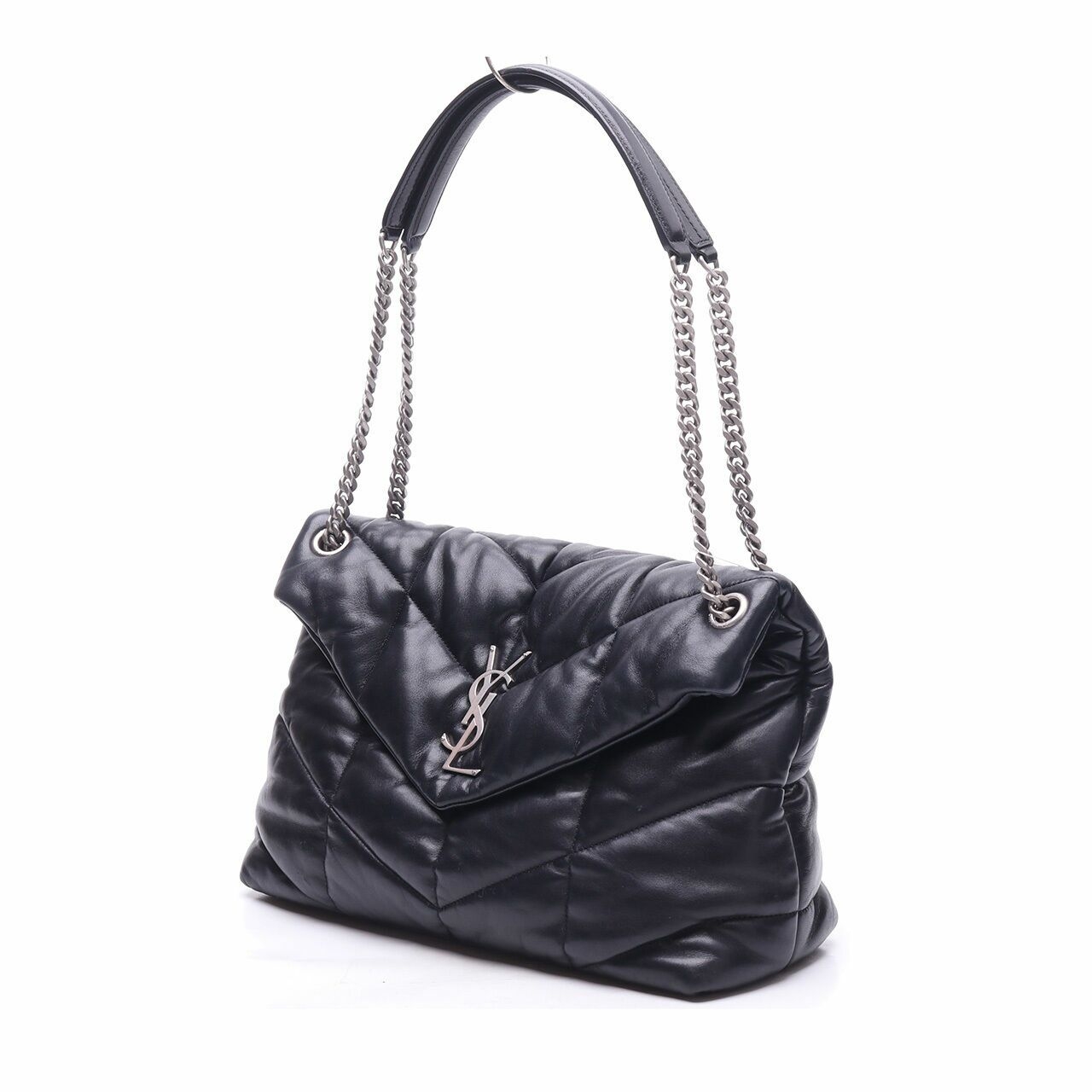 Yves Saint Laurent Loulou Black Quilted Shoulder Bag