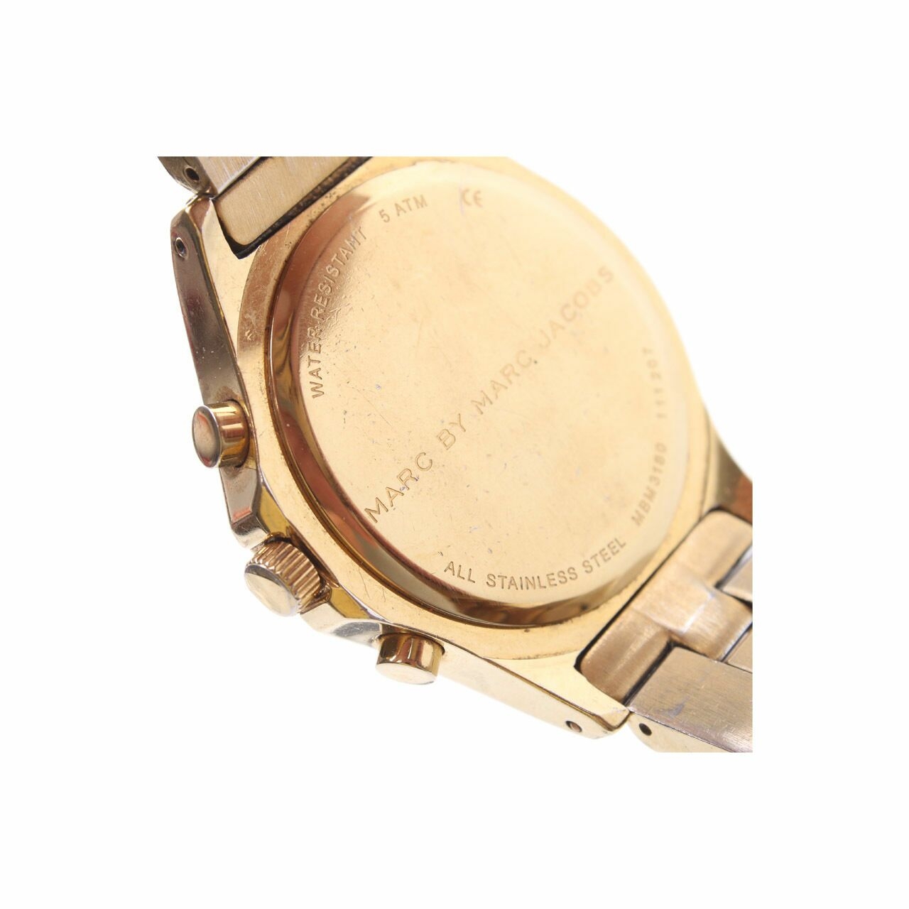 Marc By Marc Jacobs Gold Wristwatch