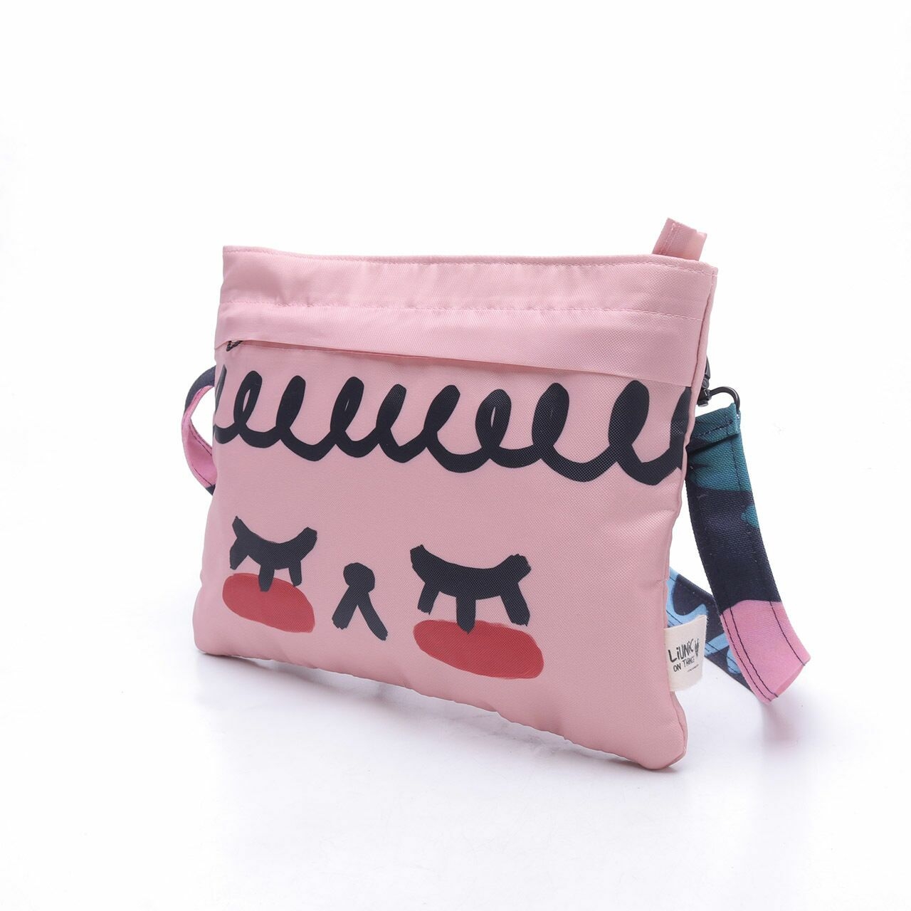 Liunic OnThings Pink Pattern Sling Bag