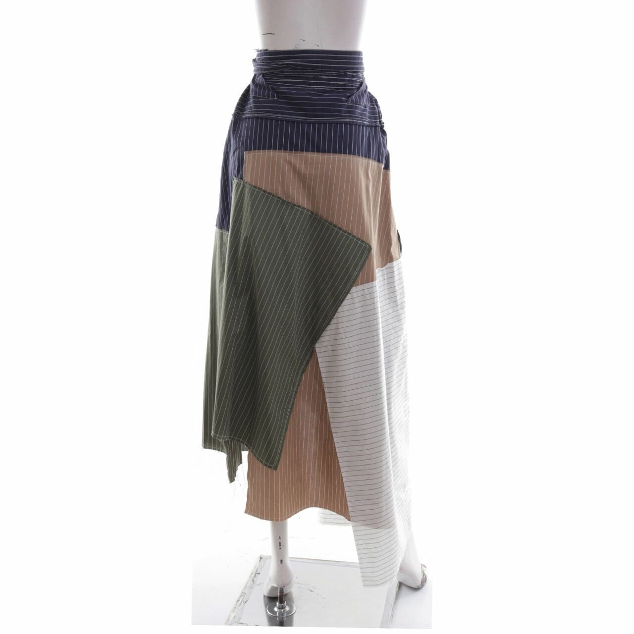JW Anderson Multicolour Patchwork Midi Skirt
