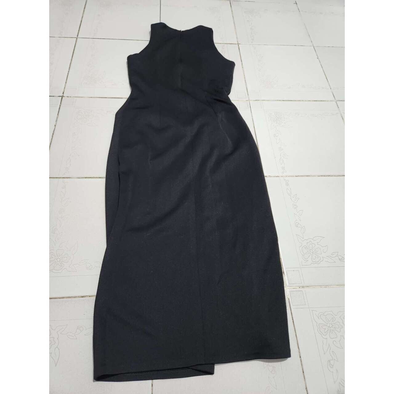 claude Black Midi Dress