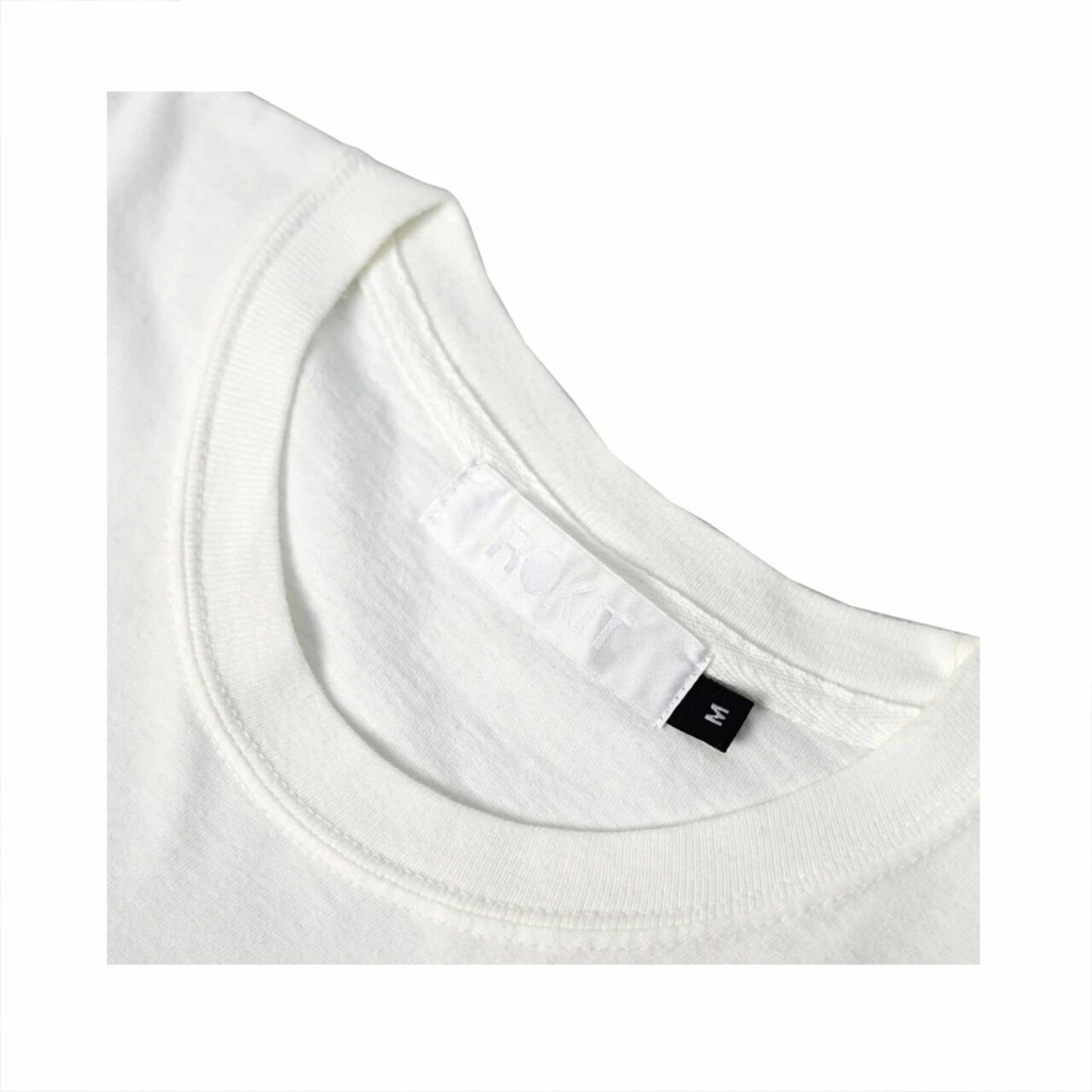 Rokit WhiteThe Testprint L/S T-Shirt