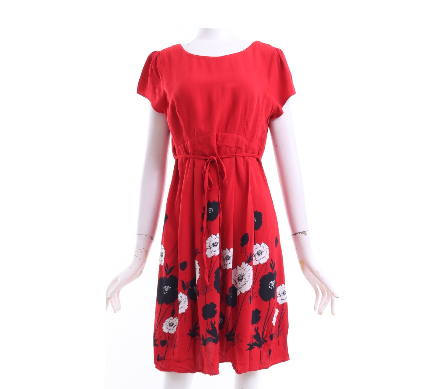 Red Herring Maternity Red Floral Mini Dress
