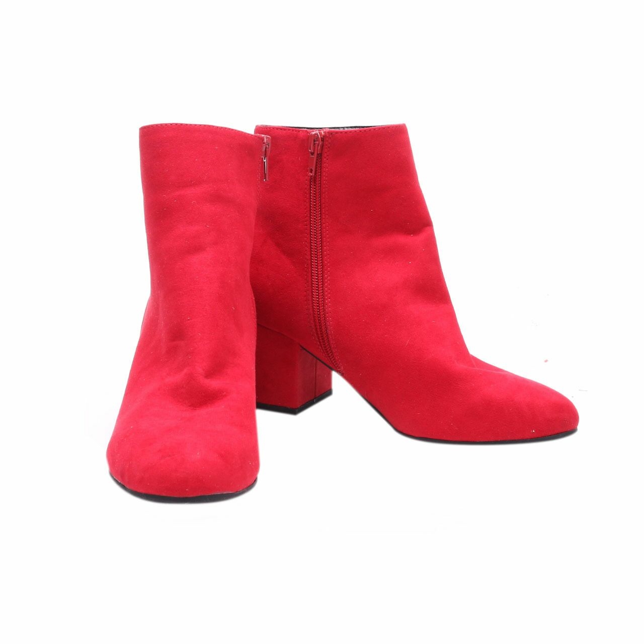 Dorothy Perkins Red Ankle Boots