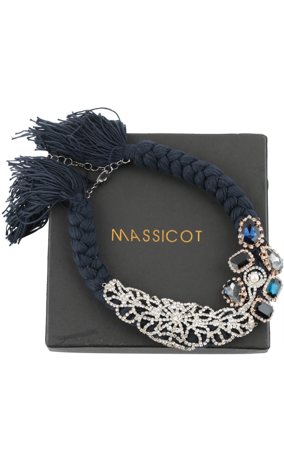 Massicot Blue Necklace
