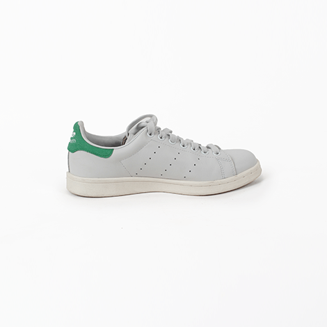 Adidas Stan Smith White Green Leather Sneakers