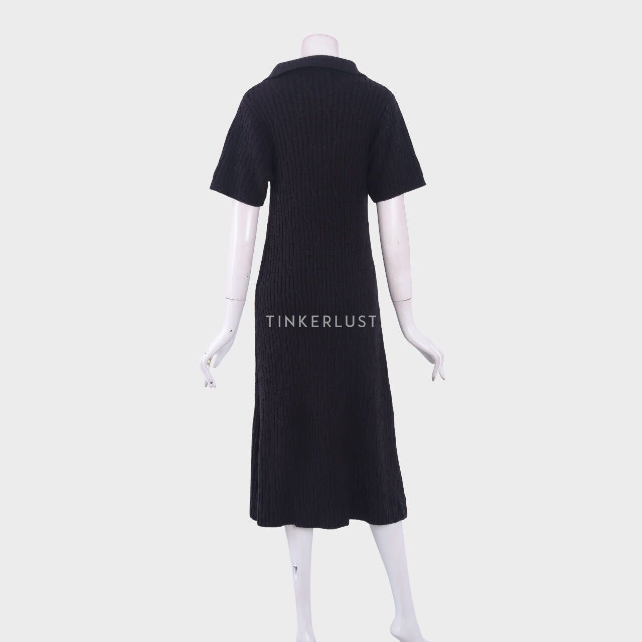 love-and-flair Black Midi Dress