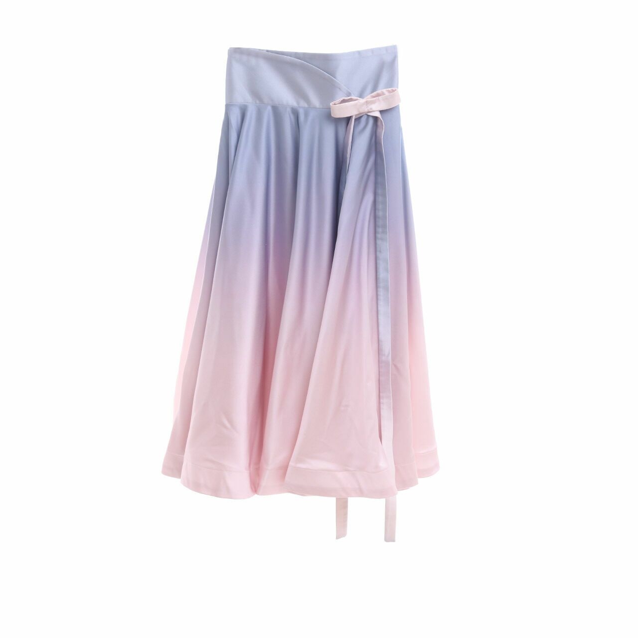 Cynthia Tan Grey & Pink Maxi Skirt