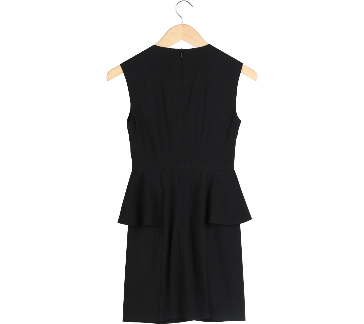 N.Y.L.A Black Peplum Sleeveless Mini Dress