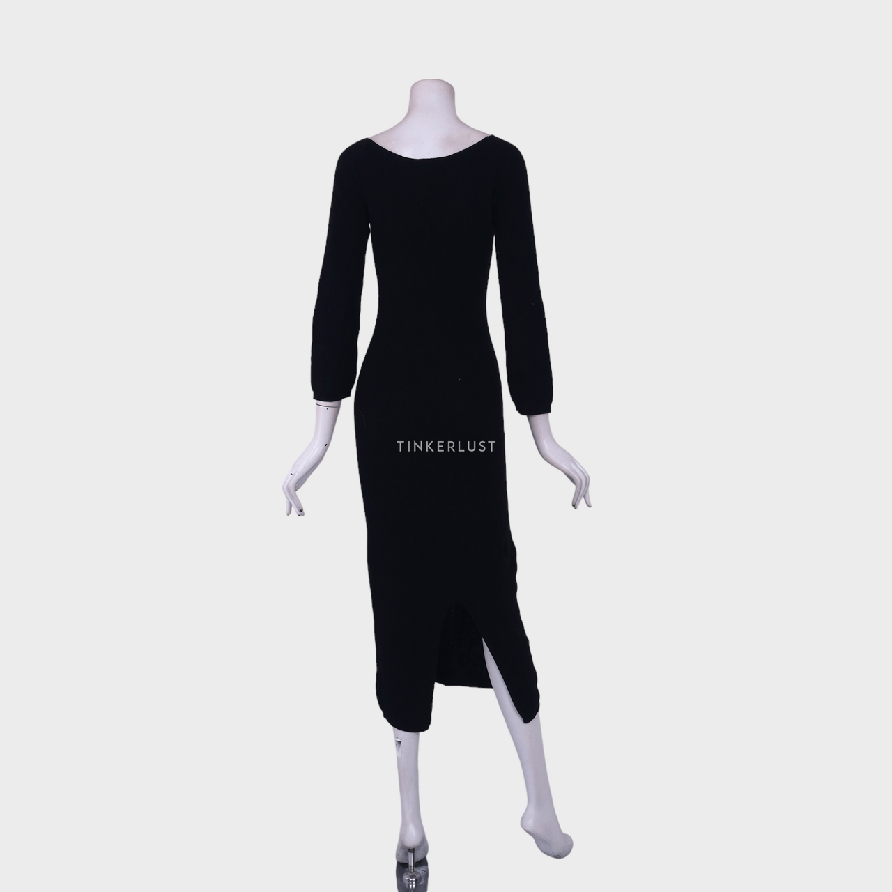 Etni Black Midi Dress