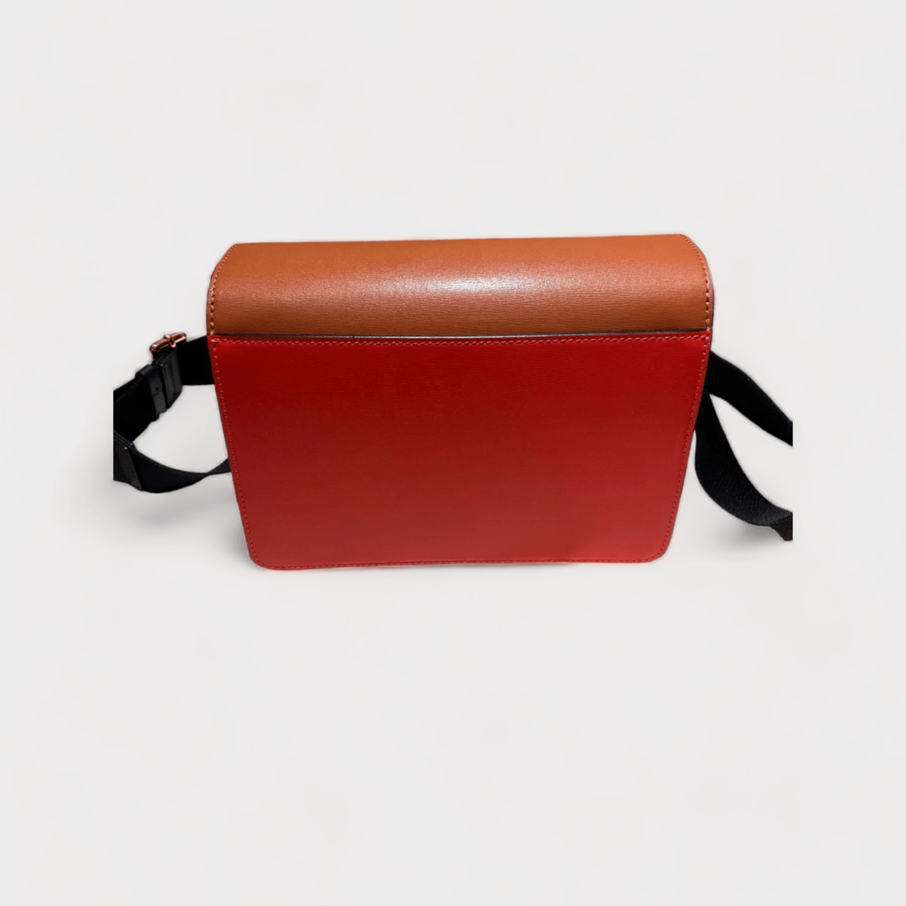Marni Brown & Red Organic Sling Bag
