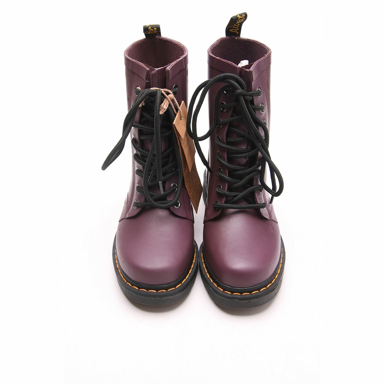 DRMARTENS Matt Wellington Purple Boots