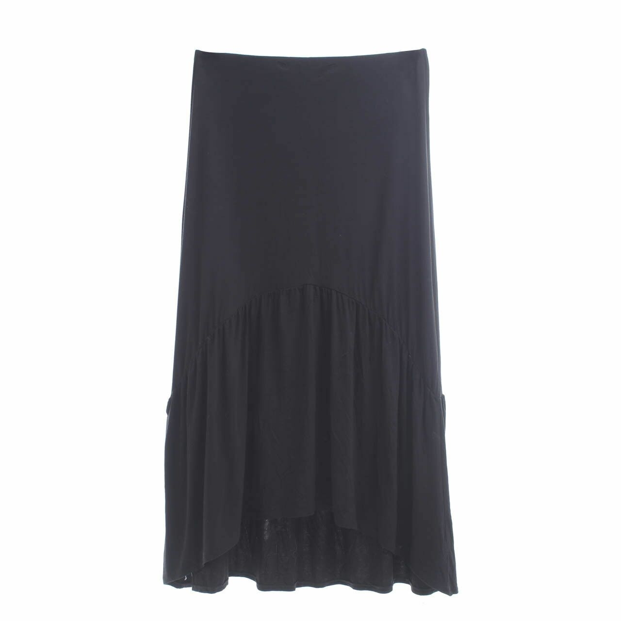Mango Black Midi Skirt