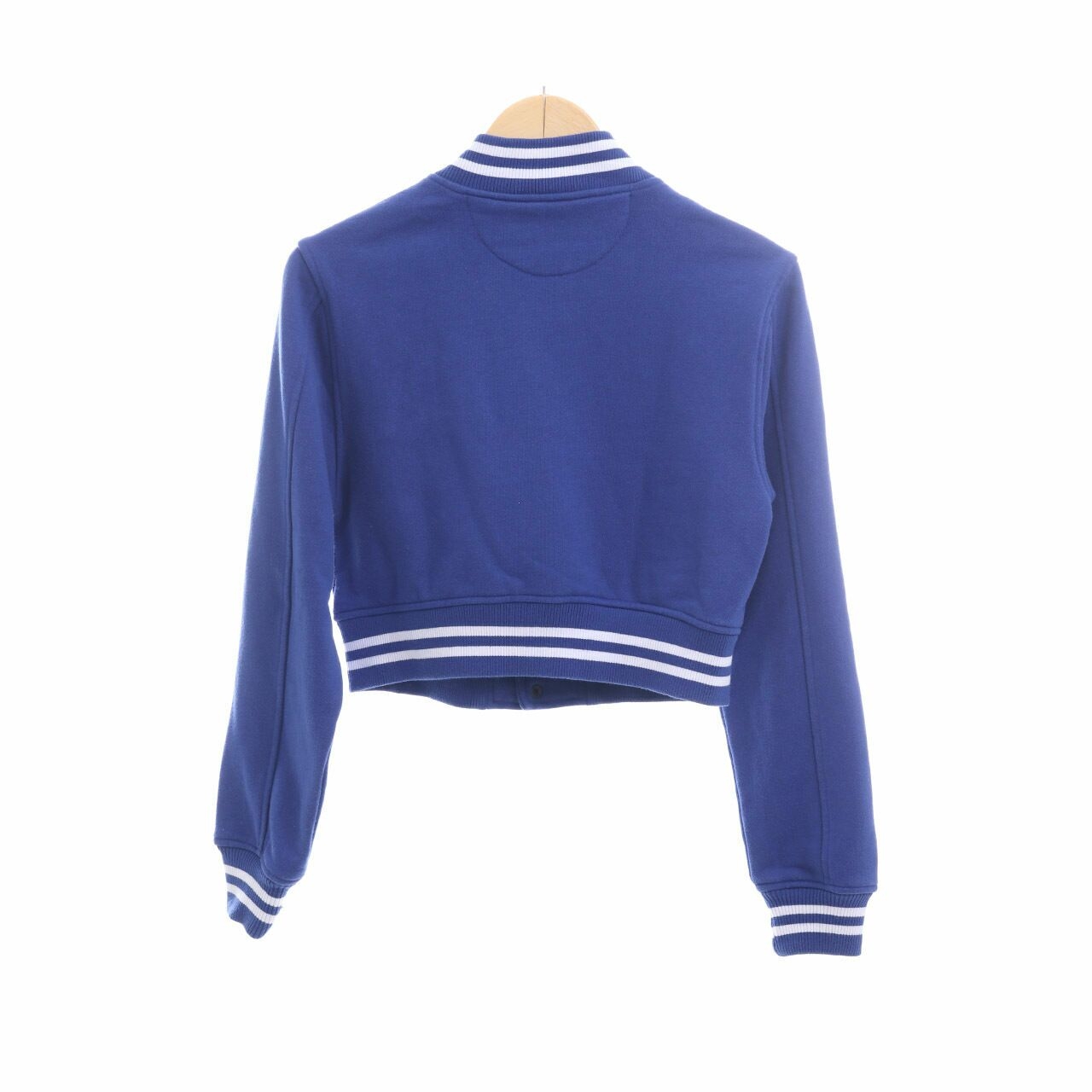 American Apparel Blue Cropped Jacket