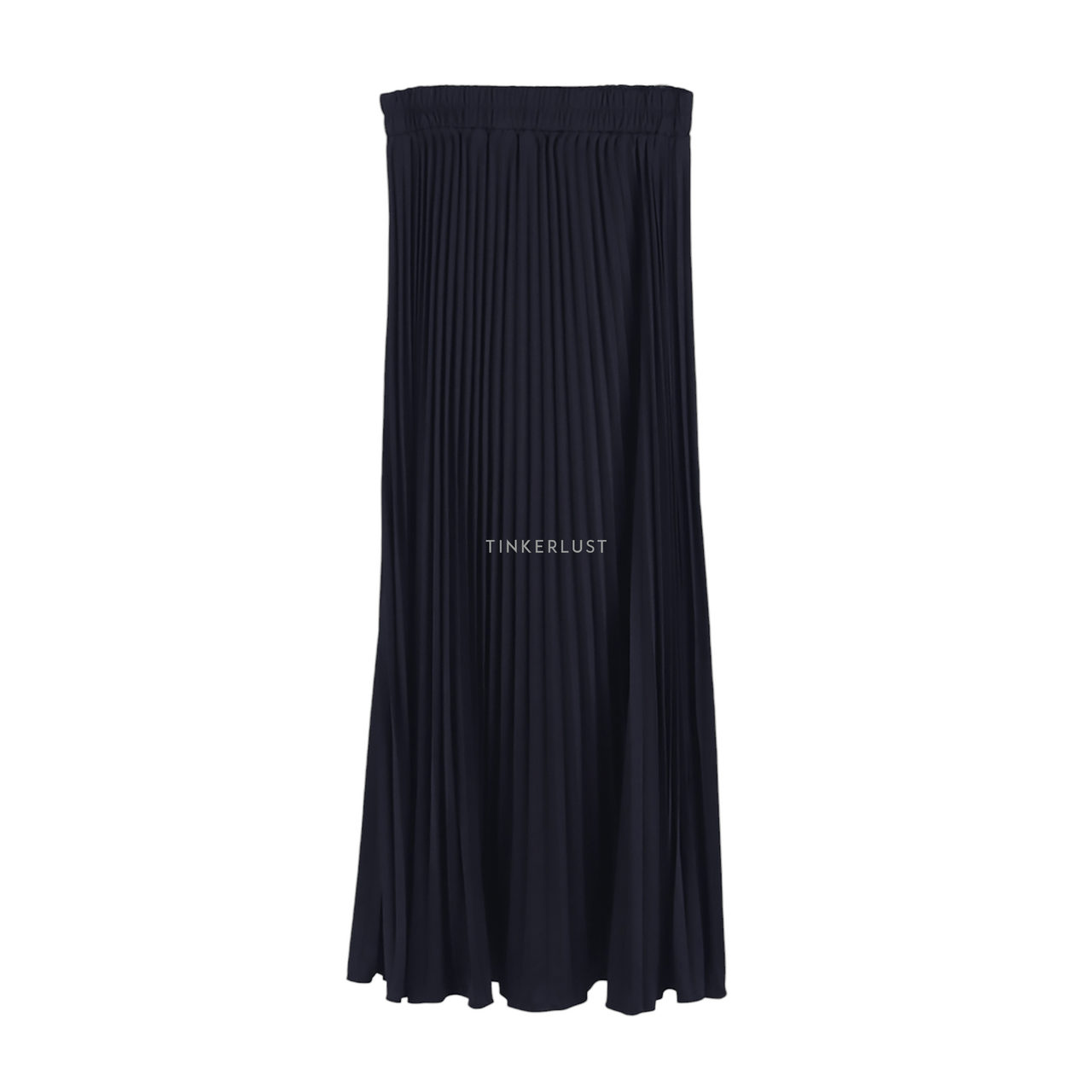 Private Collection Black Pleated Midi Skirt