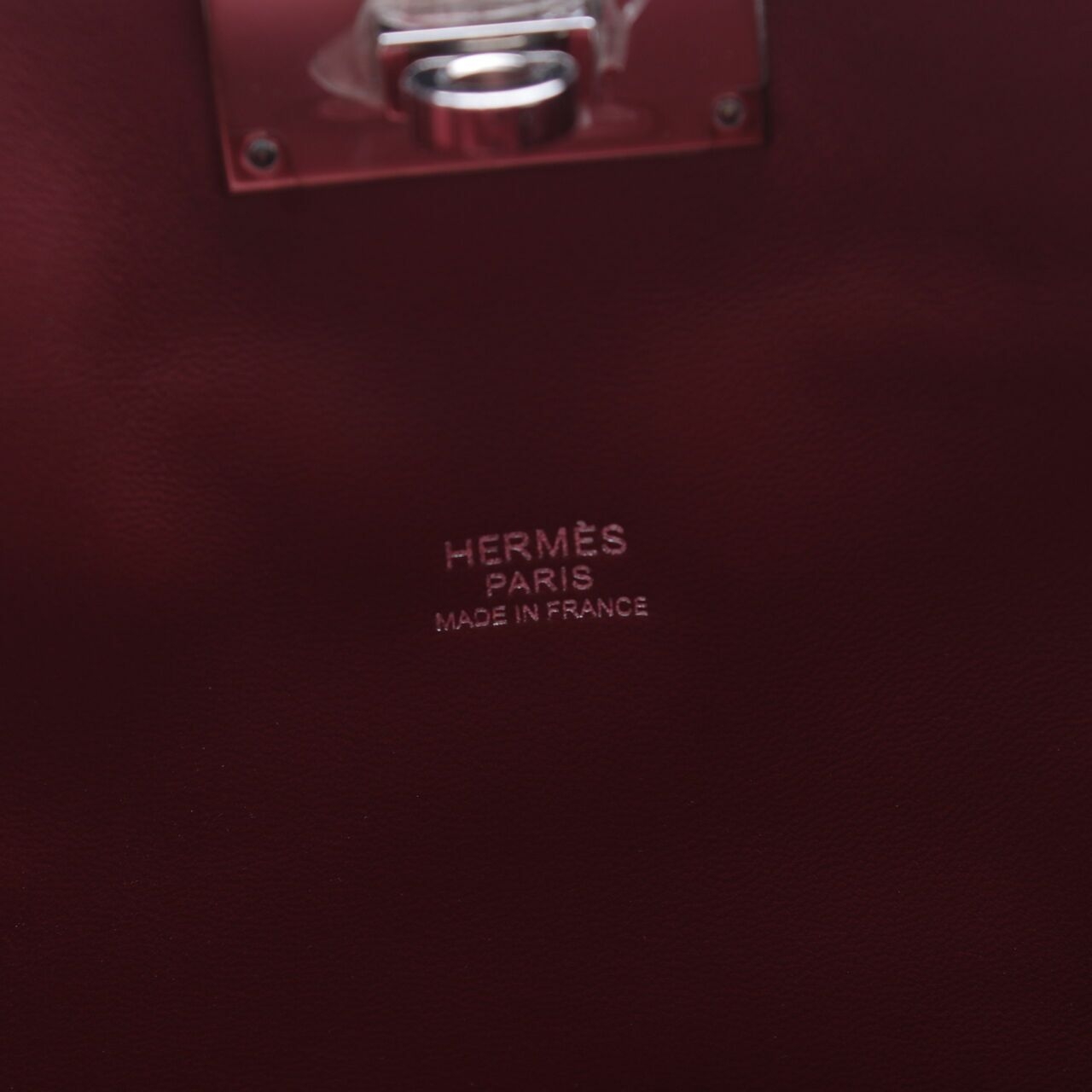  Hermes Toolbox 20 Maroon Satchel Bag 