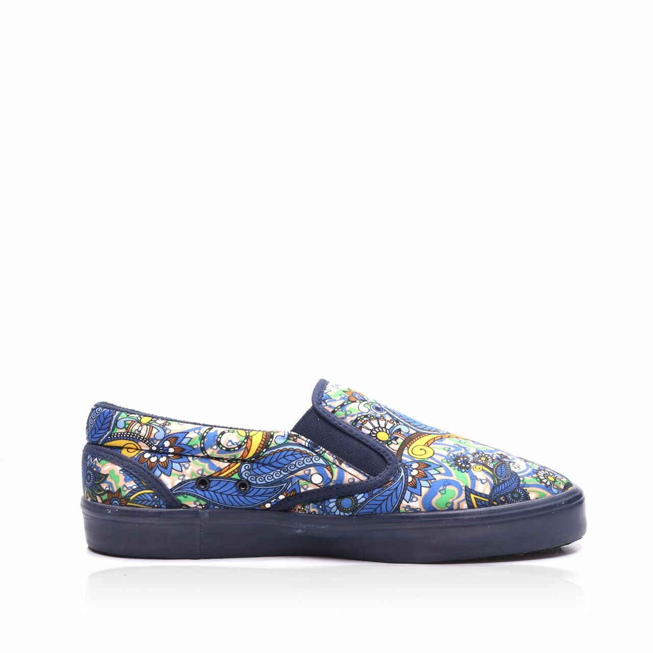 Private Collection Navy Patterned Loafers