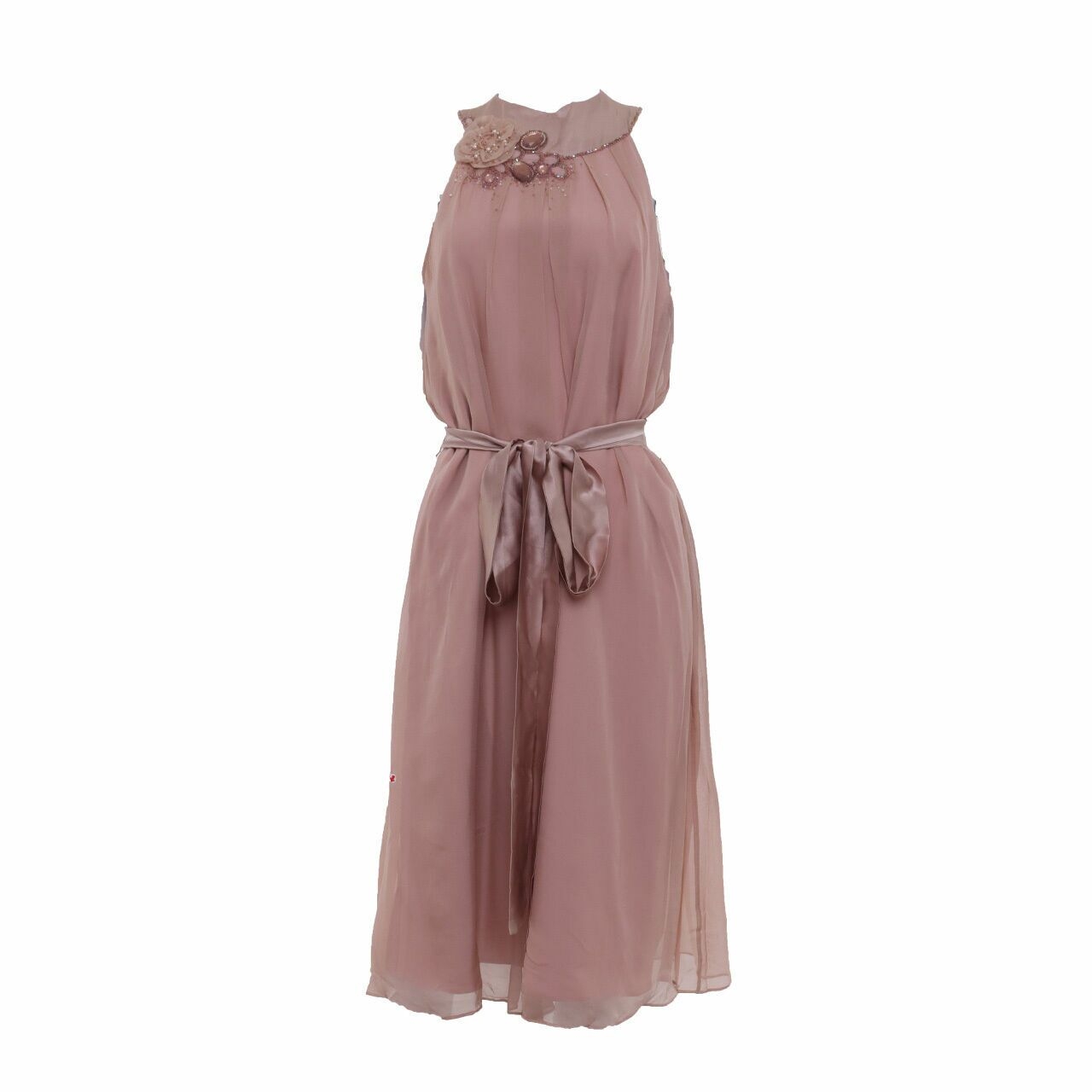 VOTUM By Sebastian & Cristina Soft Pink Midi Dress