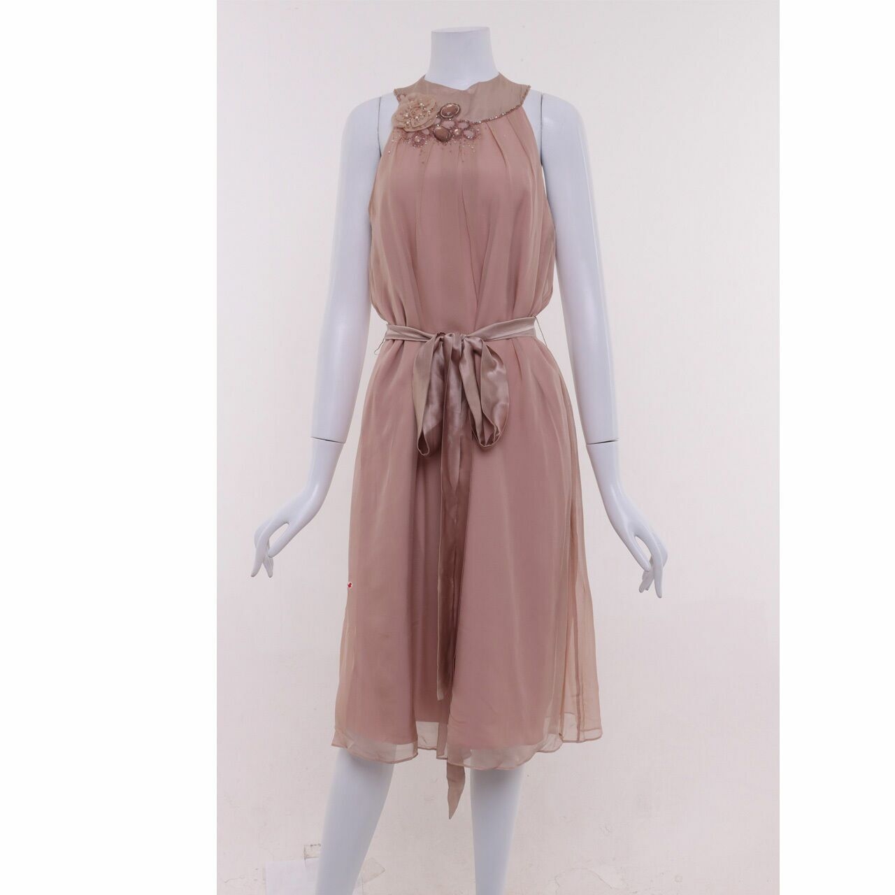VOTUM By Sebastian & Cristina Soft Pink Midi Dress