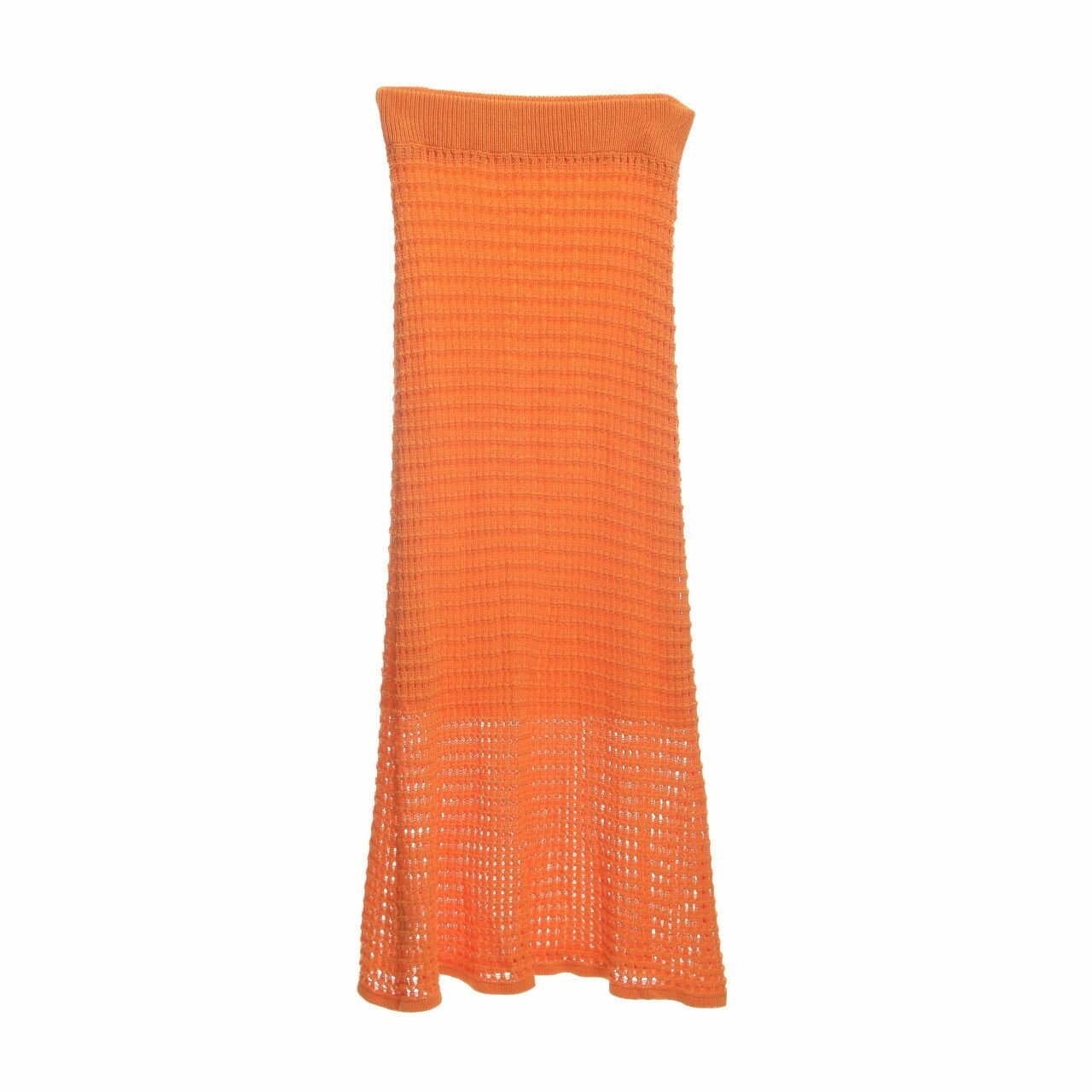 Private Collection Orange Maxi Skirt