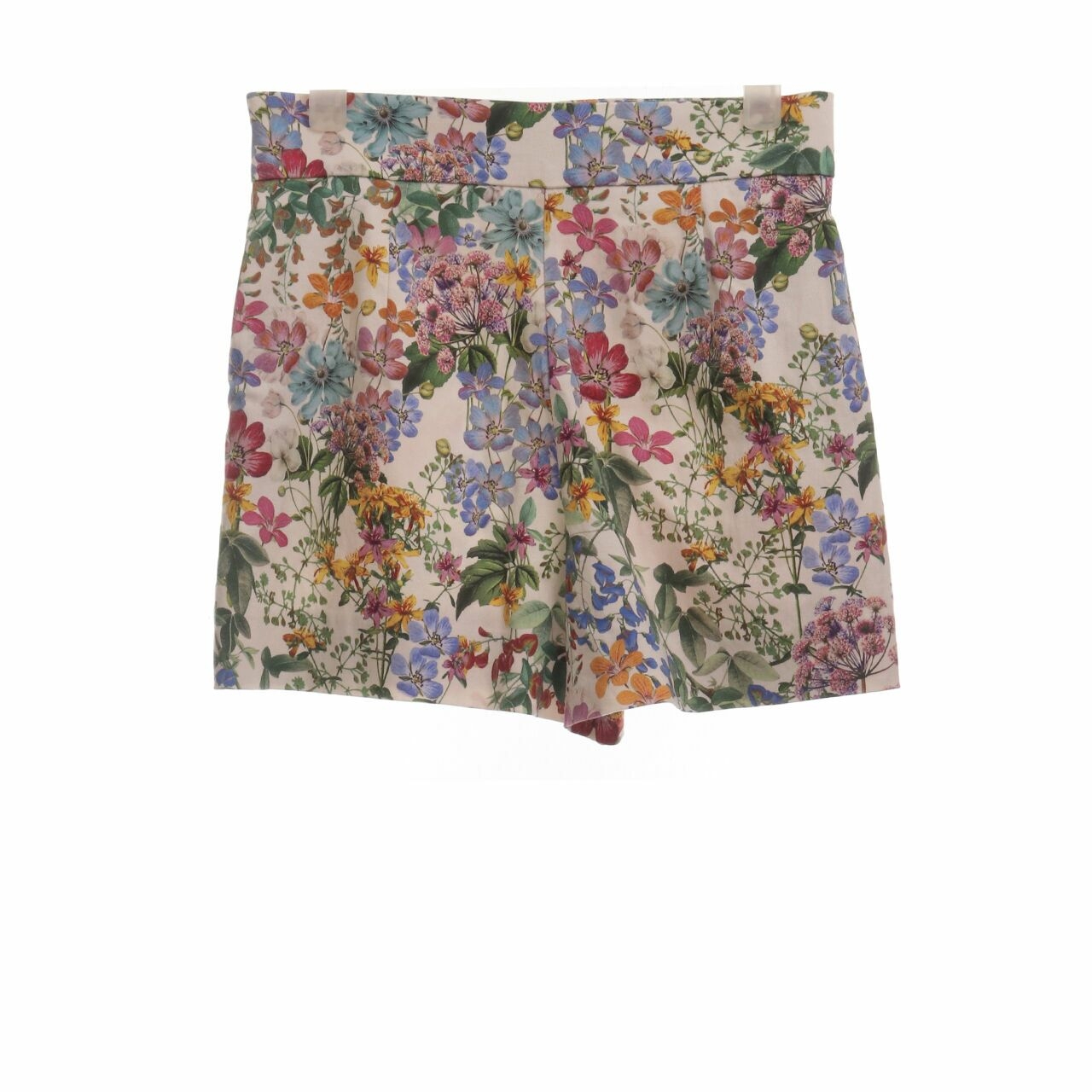 Zara Cream Floral Short Pants