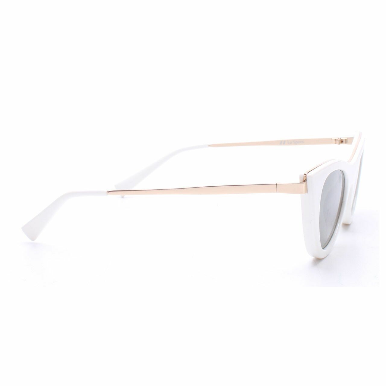 Le Specs Enchantress White Sunglasses