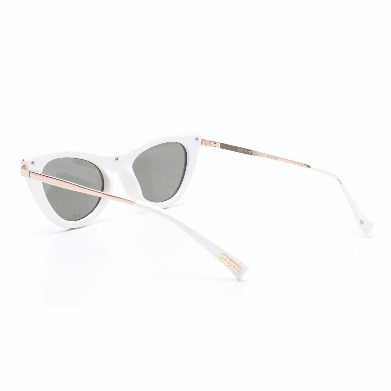Le Specs Enchantress White Sunglasses