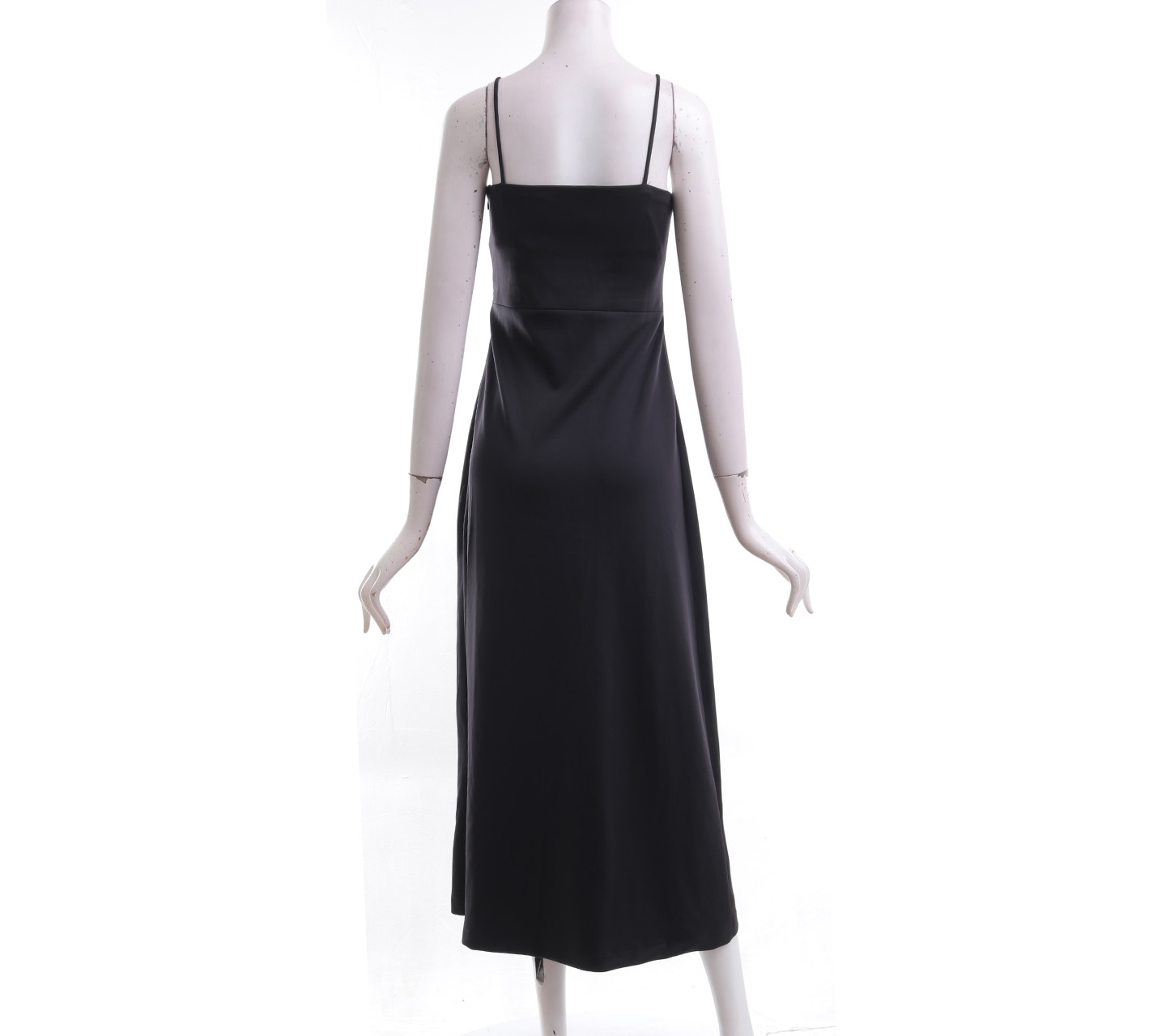 Noho The Label Black Slit Midi Dress