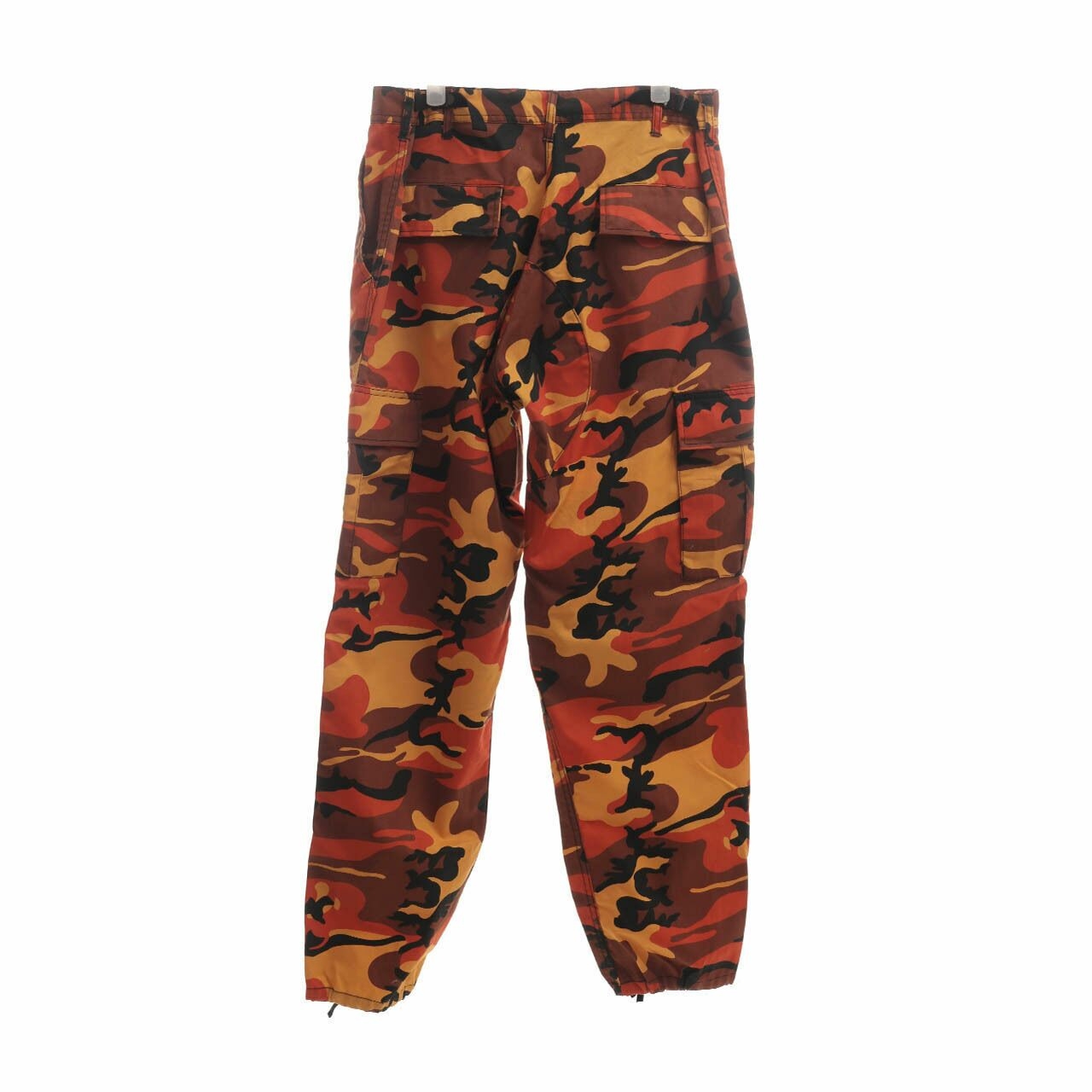 Private Collection Orange Army Printed Long Pants