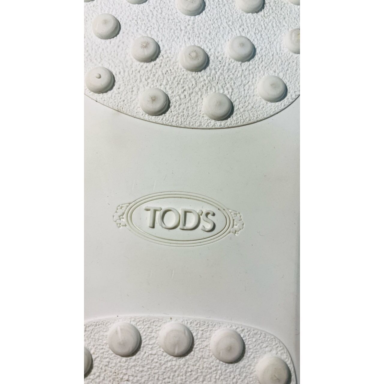 Tod's White Leather Grommet Francesina Slip On Espadrille Sneakers 