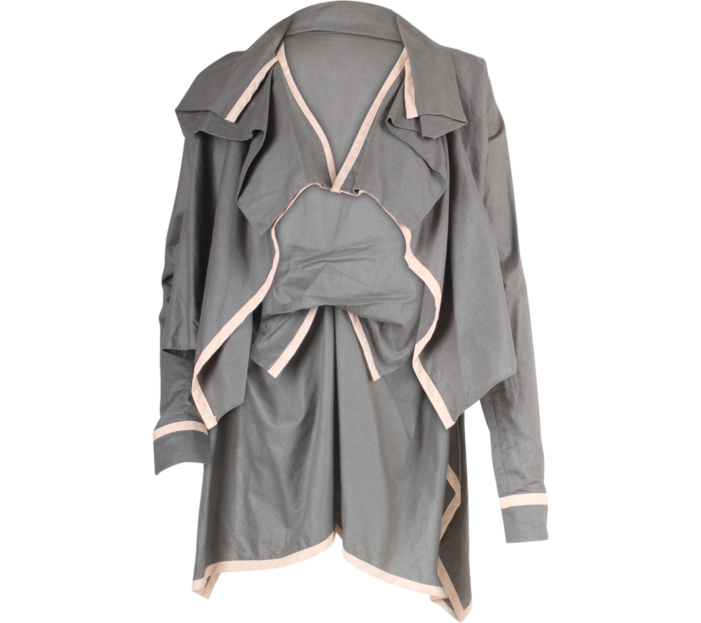 Eri Grey And Pink Outerwear