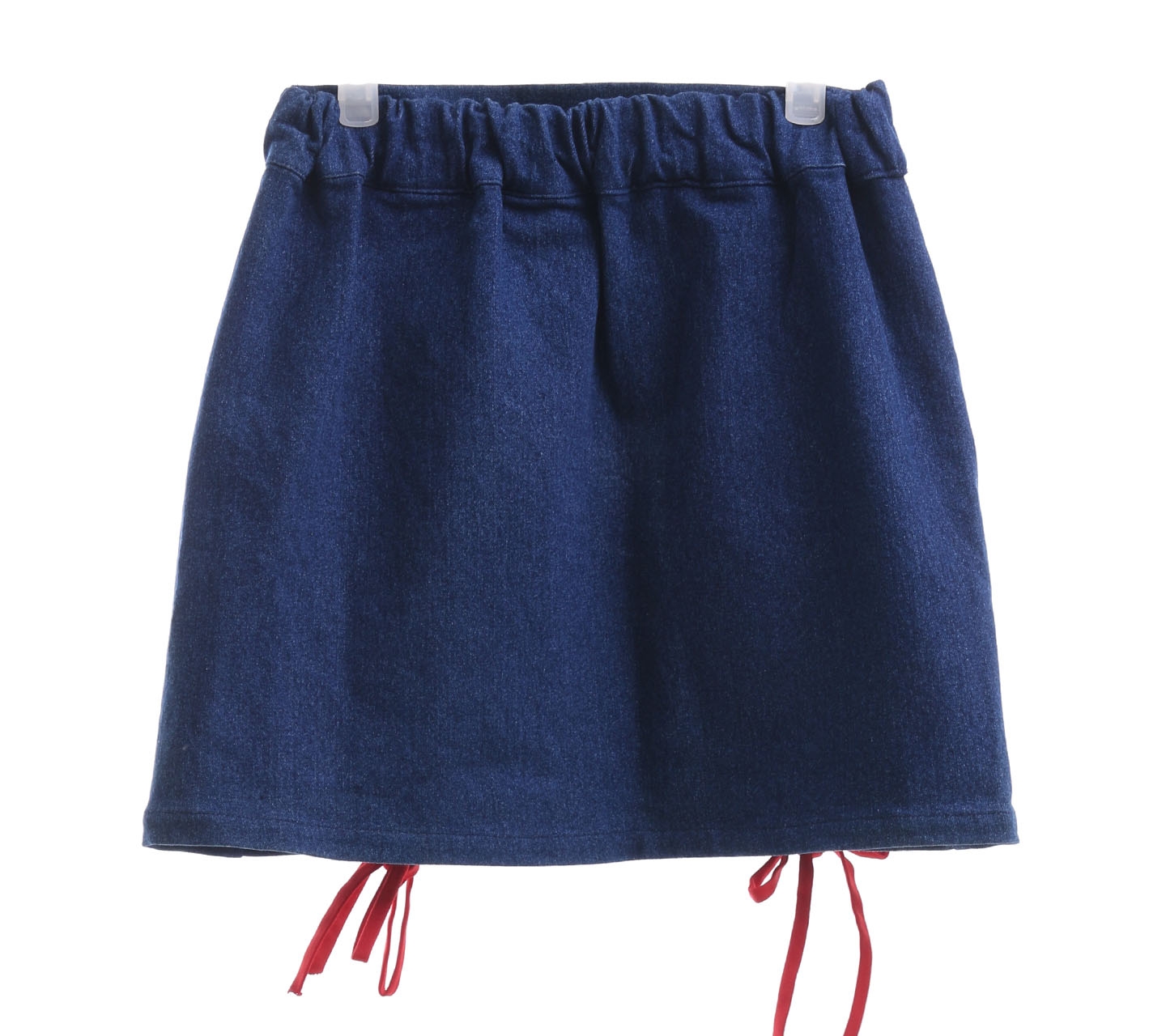 Lickstudio Blue Denim With Tie Mini Skirt