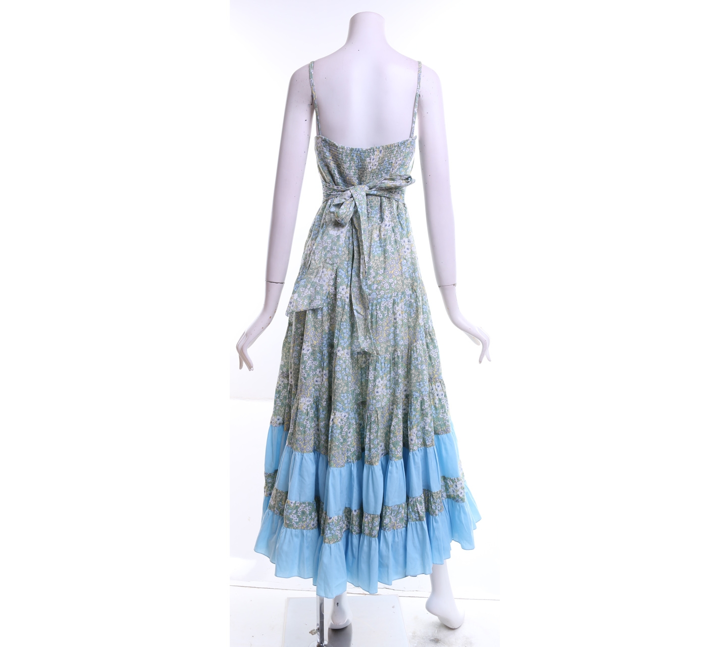 Hamiseta Yellow And Blue Floral Long Dress