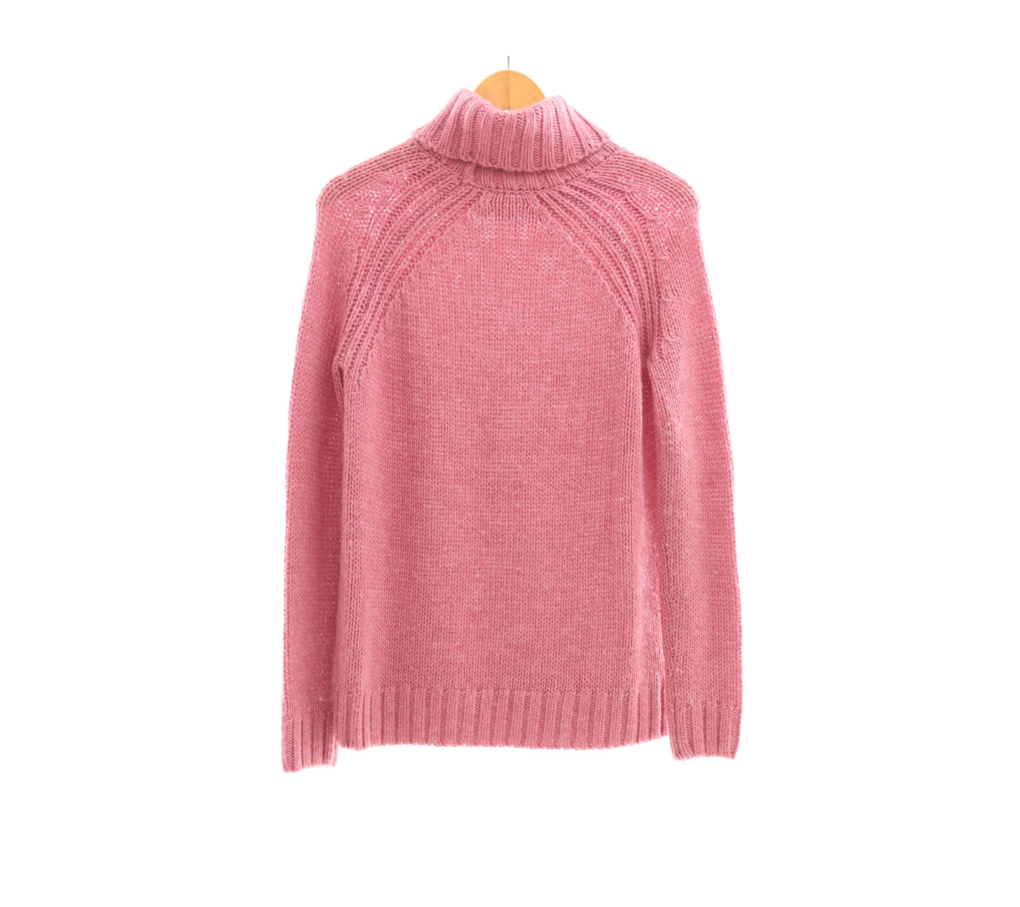 Marks & Spencer Pink Knited Turtle Neck Sweater