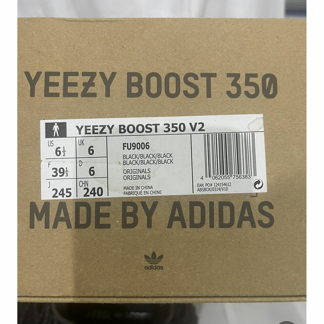 Yeezy Boost 350 Black Sneakers