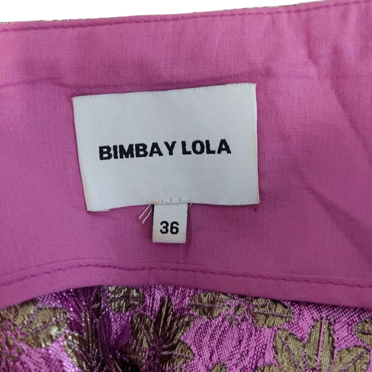 Bimba Y Lola Jacquard Mini Skirt