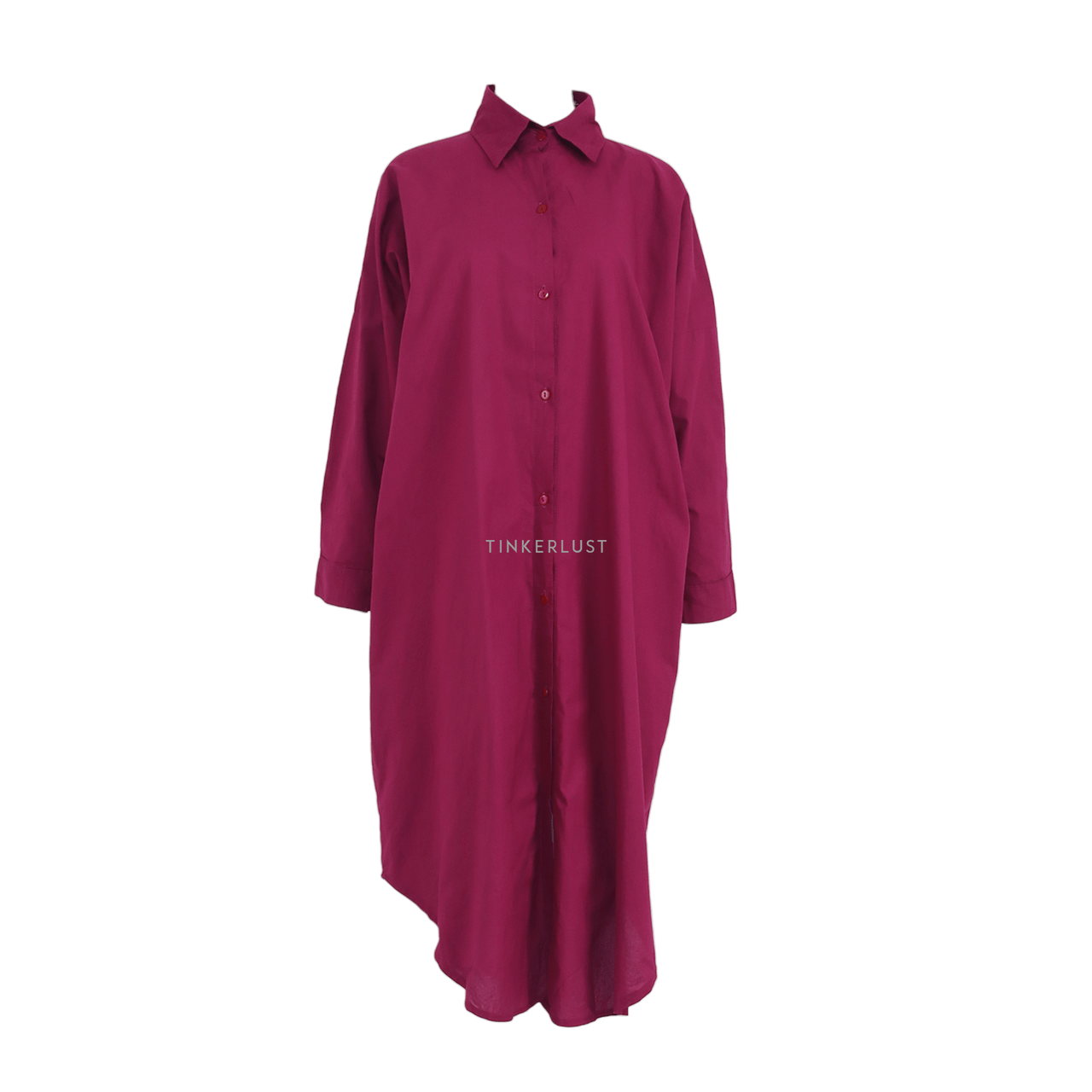 Private Collection Purple Tunic Slit Shirt