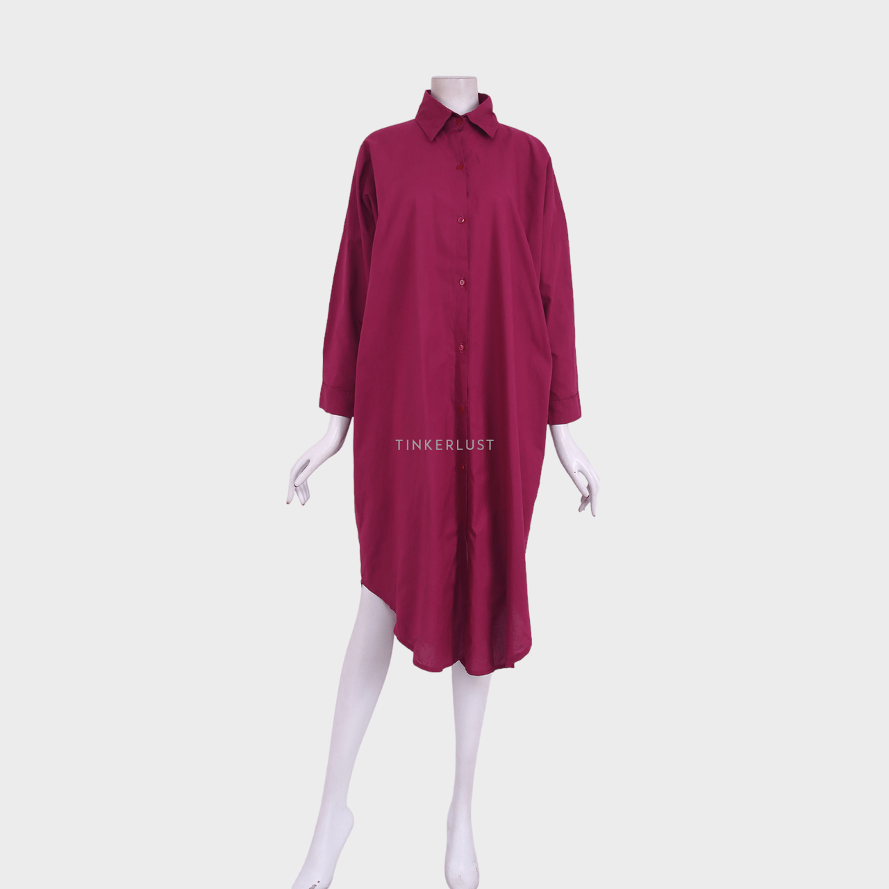 Private Collection Purple Tunic Slit Shirt
