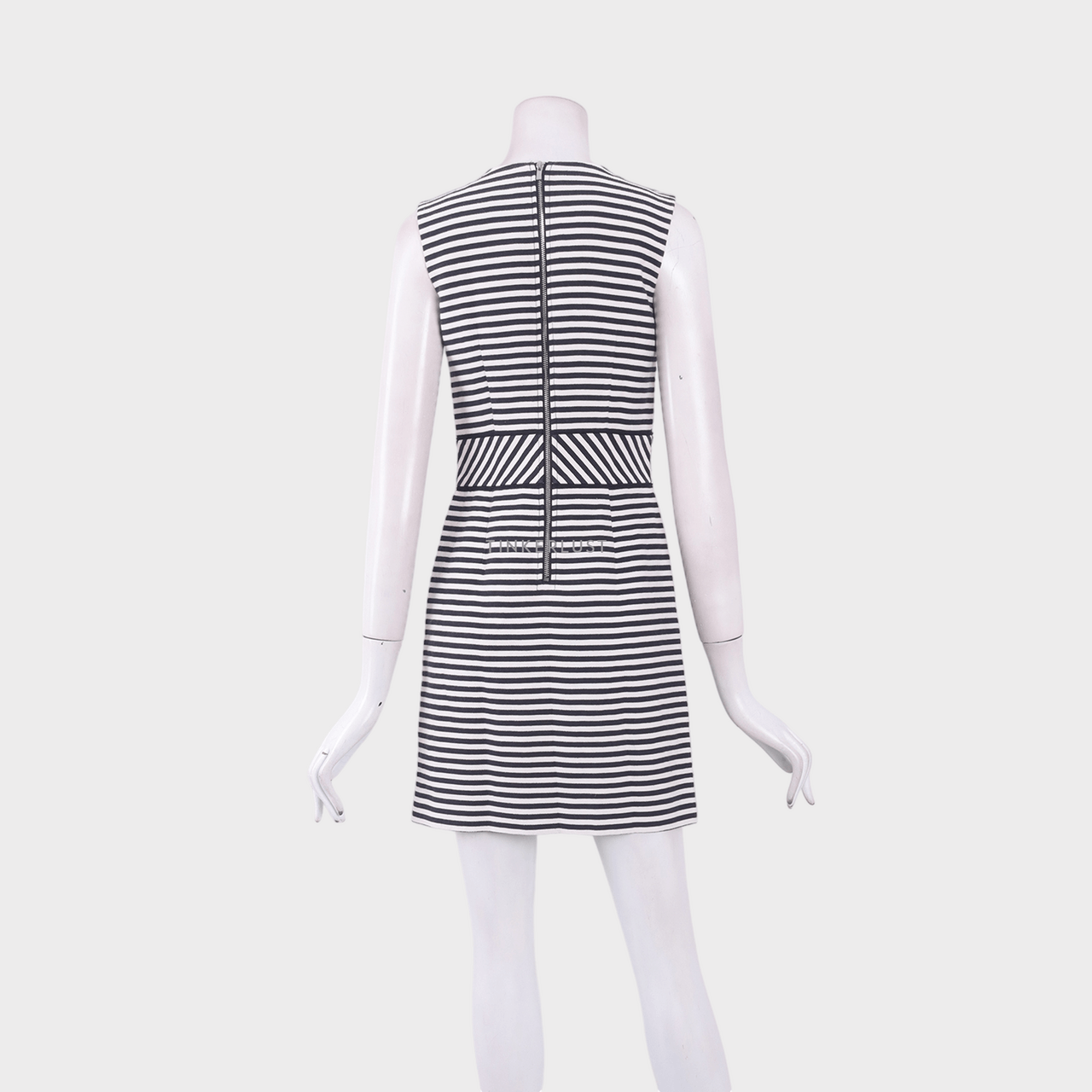 G2000 Black & White Stripes Midi Dress