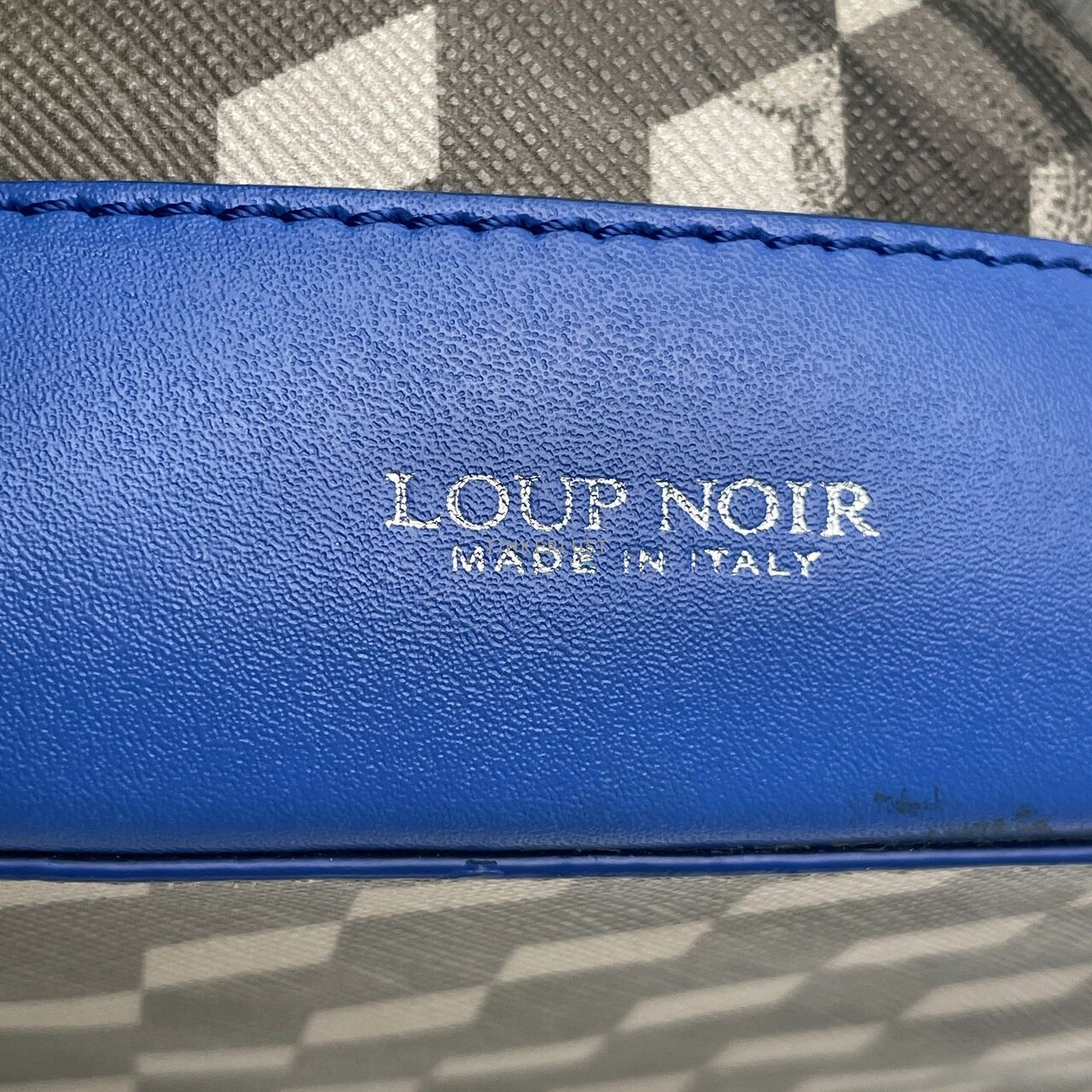 Loup Noir Blue Mini Bucket Satchel Bag