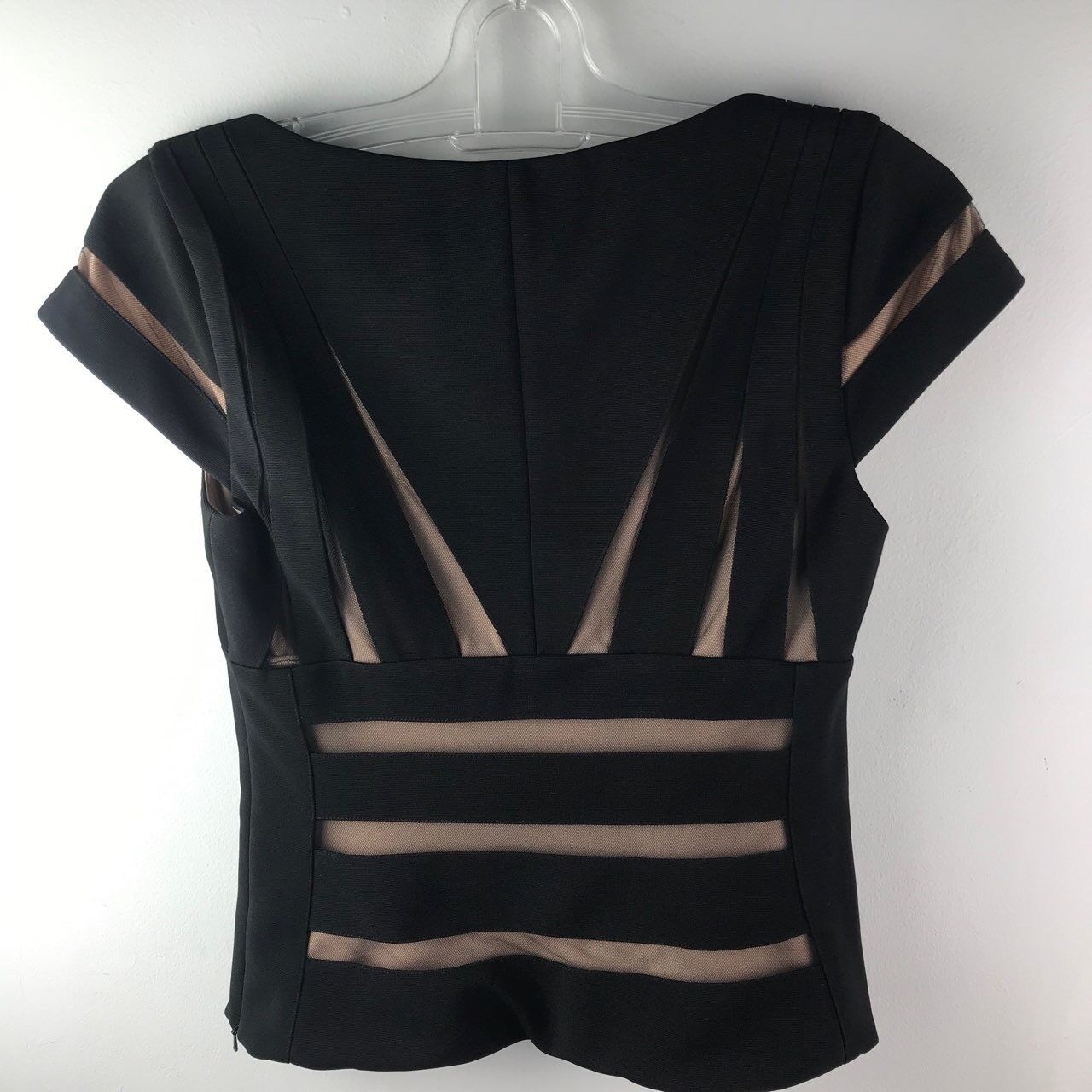 Guess Black Nude Blouse