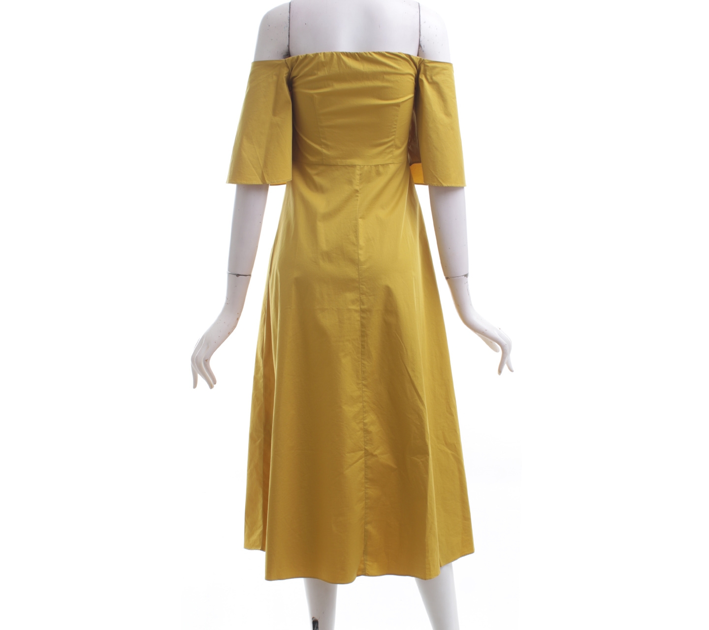 Zara Mustard Midi Dress