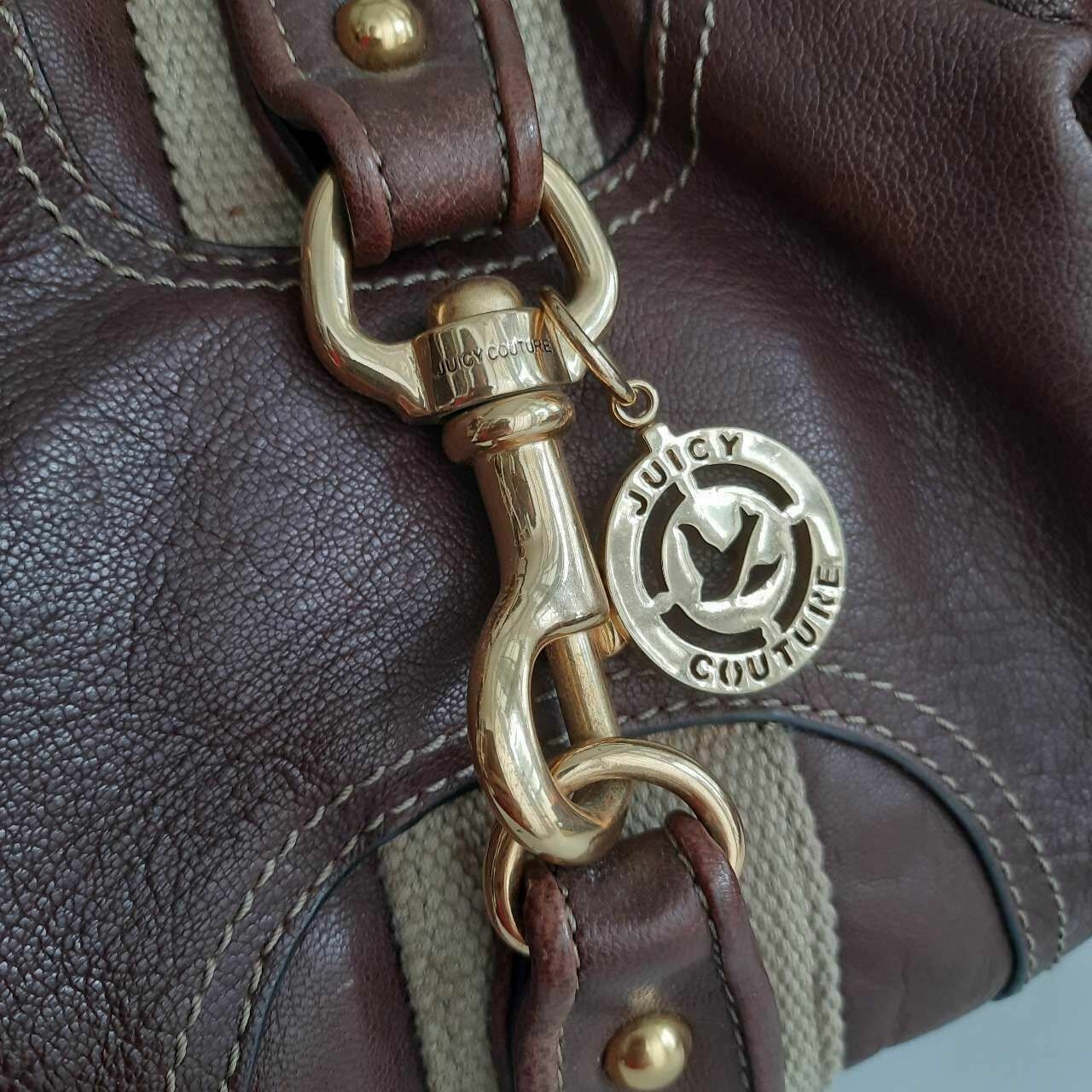 Juicy Couture Brown Leather Handbag